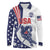 Custom United States Ice Hockey Long Sleeve Polo Shirt USA Go Champions