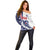 Custom United States Ice Hockey Off Shoulder Sweater USA Go Champions