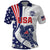 Custom United States Ice Hockey Polo Shirt USA Go Champions