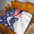 Custom United States Ice Hockey Quilt USA Go Champions