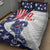 Custom United States Ice Hockey Quilt Bed Set USA Go Champions