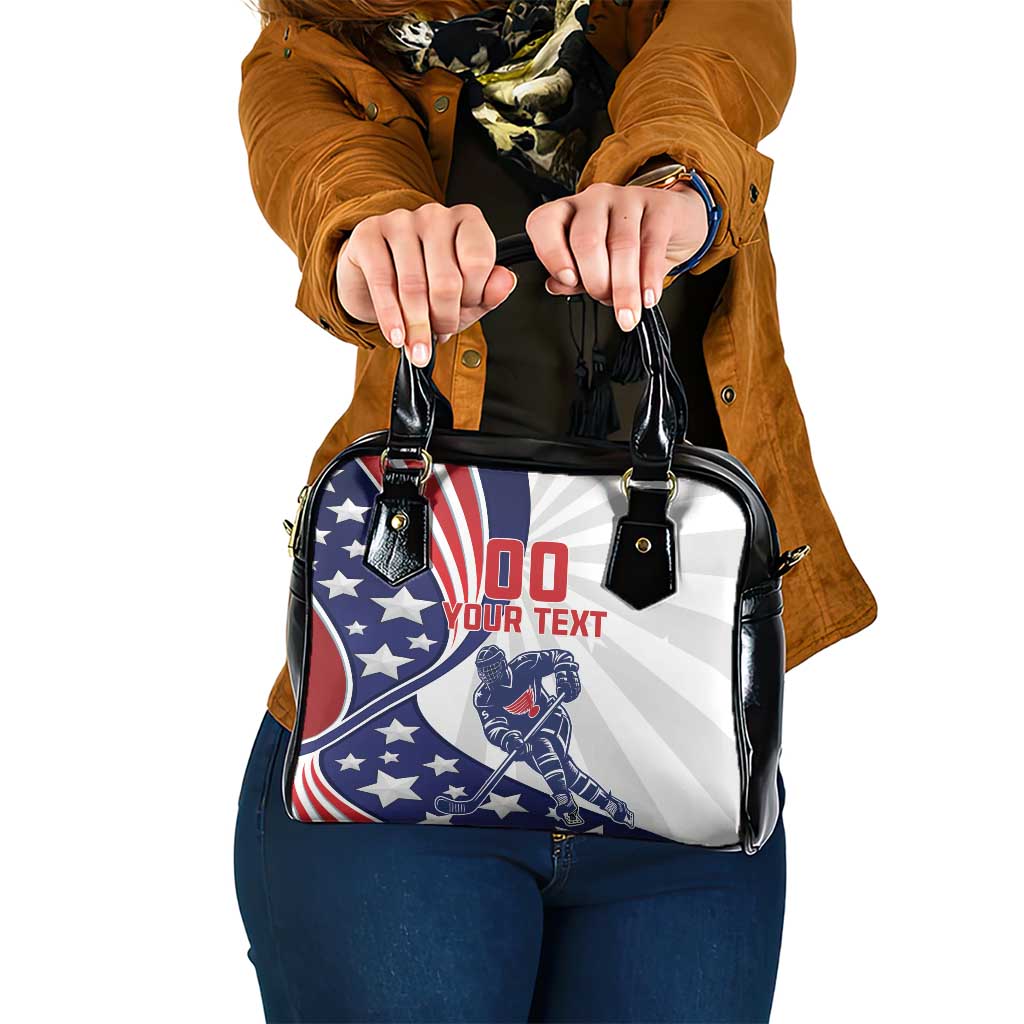 Custom United States Ice Hockey Shoulder Handbag USA Go Champions