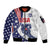 Custom United States Ice Hockey Sleeve Zip Bomber Jacket USA Go Champions