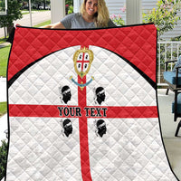 Personalized Sardinia Quilt Flag Style