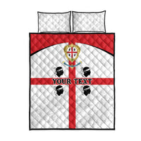 Personalized Sardinia Quilt Bed Set Flag Style
