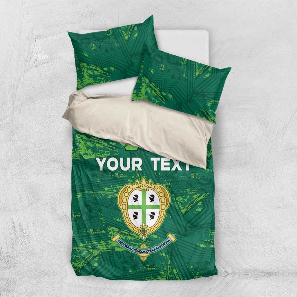Custom Sardinia Football Bedding Set Natzionale sarda de Bocia