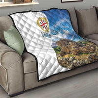Sardinia Italy Quilt Santu Antine With Map