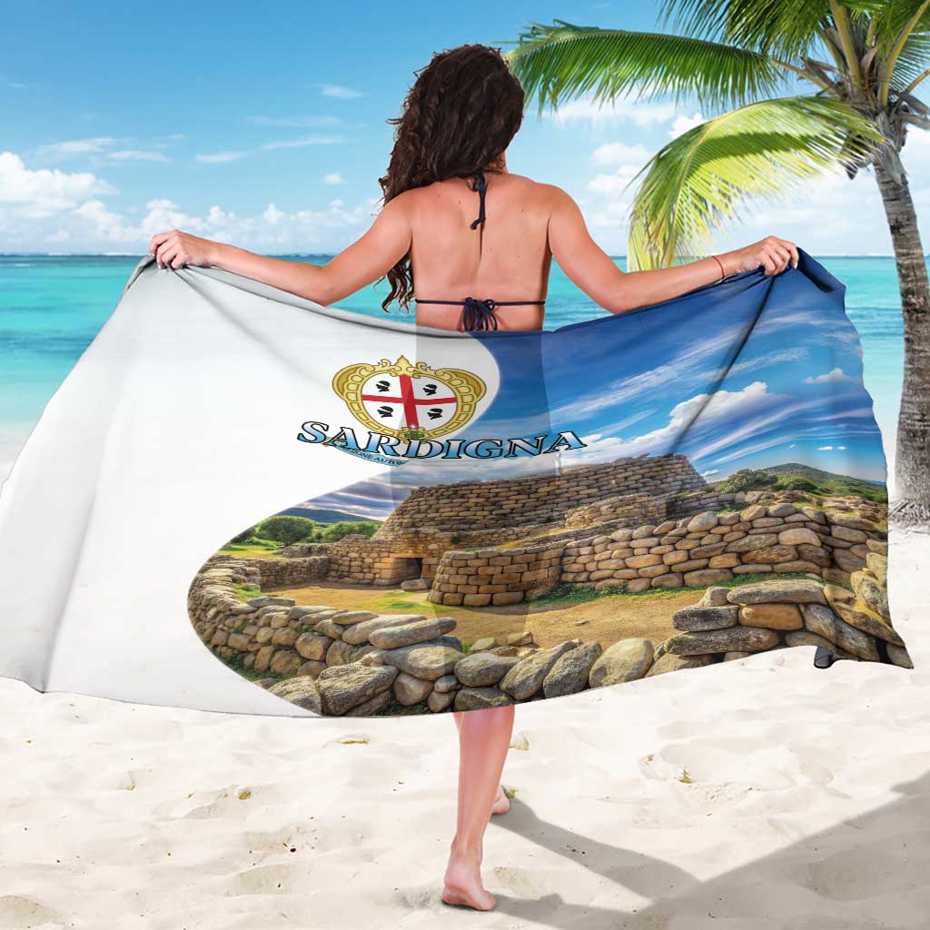 Sardinia Italy Sarong Santu Antine With Map