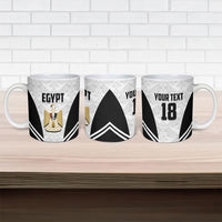 Custom Egypt Football Ceramic Mug 2026 Glory Run White Edition