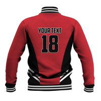 Custom Egypt Football Baseball Jacket 2026 Glory Run Red Edition