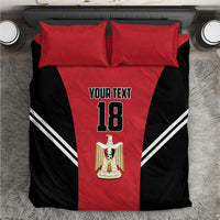 Custom Egypt Football Bedding Set 2026 Glory Run Red Edition