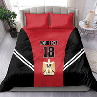 Custom Egypt Football Bedding Set 2026 Glory Run Red Edition