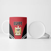Custom Egypt Football Ceramic Mug 2026 Glory Run Red Edition