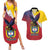 Colombia Coat Of Arms Couples Matching Summer Maxi Dress and Hawaiian Shirt With Flag Style And Folk Pattern - Wonder Print Shop