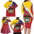 Colombia Coat Of Arms Family Matching Long Sleeve Bodycon Dress and Hawaiian Shirt With Flag Style And Folk Pattern - Wonder Print Shop