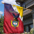 Colombia Coat Of Arms Garden Flag With Flag Style And Folk Pattern - Wonder Print Shop