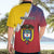 Colombia Coat Of Arms Hawaiian Shirt With Flag Style And Folk Pattern - Wonder Print Shop