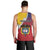 Colombia Coat Of Arms Men Tank Top With Flag Style And Folk Pattern - Wonder Print Shop