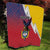 Colombia Coat Of Arms Quilt With Flag Style And Fork Partern