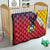 Colombia Coat Of Arms Quilt With Flag Style And Fork Partern