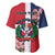 Personalized Dominican Republic Bayahbe Rose Baseball Jersey - Wonder Print Shop