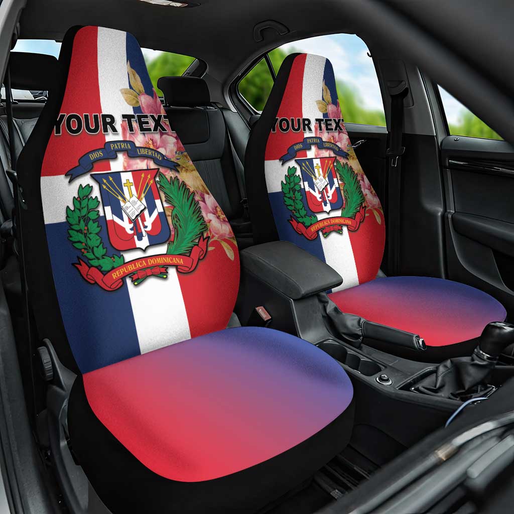 Personalized Dominican Republic Bayahíbe Rose Car Seat Cover