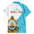 Personalized Honduras Coat Of Arms Family Matching Mermaid Dress and Hawaiian Shirt Flag Color Style - Wonder Print Shop