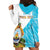 Personalized Honduras Coat Of Arms Hoodie Dress Flag Color Style - Wonder Print Shop