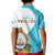 Personalized Honduras Coat Of Arms Kid Polo Shirt Flag Color Style - Wonder Print Shop