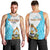 Personalized Honduras Coat Of Arms Men Tank Top Flag Color Style - Wonder Print Shop