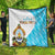 Personalized Honduras Coat Of Arms Quilt Flag Color Style