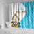 Personalized Honduras Coat Of Arms Shower Curtain Flag Color Style