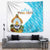 Personalized Honduras Coat Of Arms Tapestry Flag Color Style