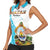 Personalized Honduras Coat Of Arms Women Sleeveless Polo Shirt Flag Color Style - Wonder Print Shop