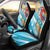 Personalized Roatan Honduras Car Seat Cover Scarlet Macaw With Hibiscus Flowers - Wonder Print Shop