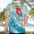 Personalized Roatan Honduras Hawaiian Shirt Scarlet Macaw With Hibiscus Flowers - Wonder Print Shop