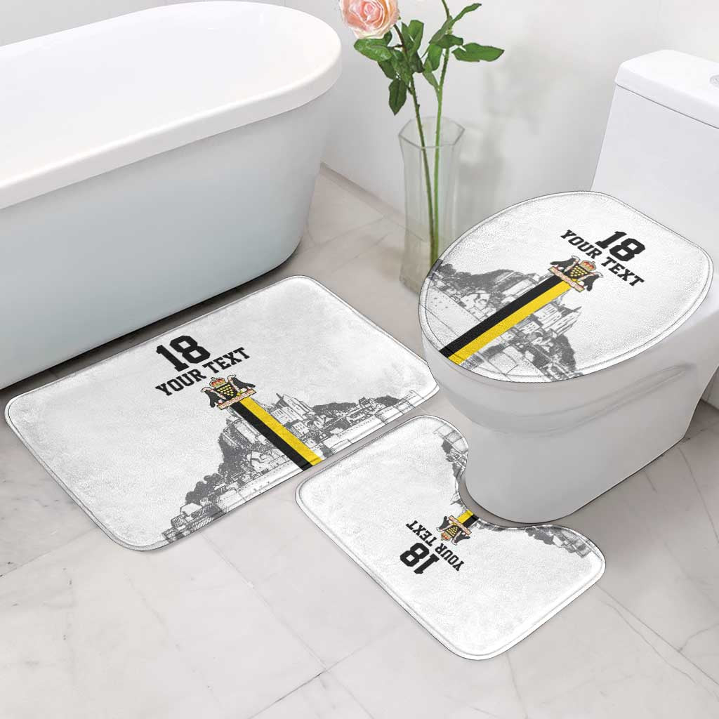 Custom Cornwall Football Bathroom Set Mont Saint Michel - Wonder Print Shop