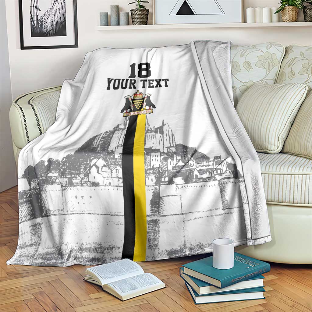 Custom Cornwall Football Blanket Mont Saint Michel - Wonder Print Shop