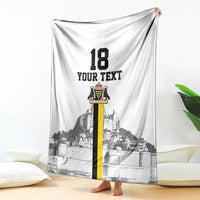 Custom Cornwall Football Blanket Mont Saint Michel - Wonder Print Shop