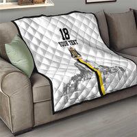 Custom Cornwall Football Quilt Mont Saint Michel - Wonder Print Shop