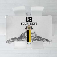 Custom Cornwall Football Tablecloth Mont Saint Michel - Wonder Print Shop