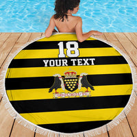 Custom Cornwall Rugby Beach Blanket One and All - Wonder Print Shop
