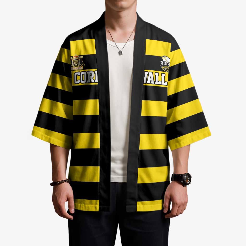 Custom Cornwall Rugby Kimono One and All - Wonder Print Shop