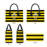 Custom Cornwall Rugby Leather Bag One and All - Wonder Print Shop