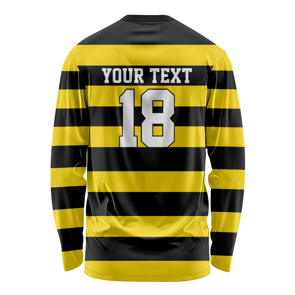Custom Cornwall Rugby Long Sleeve Shirt One and All - Wonder Print Shop