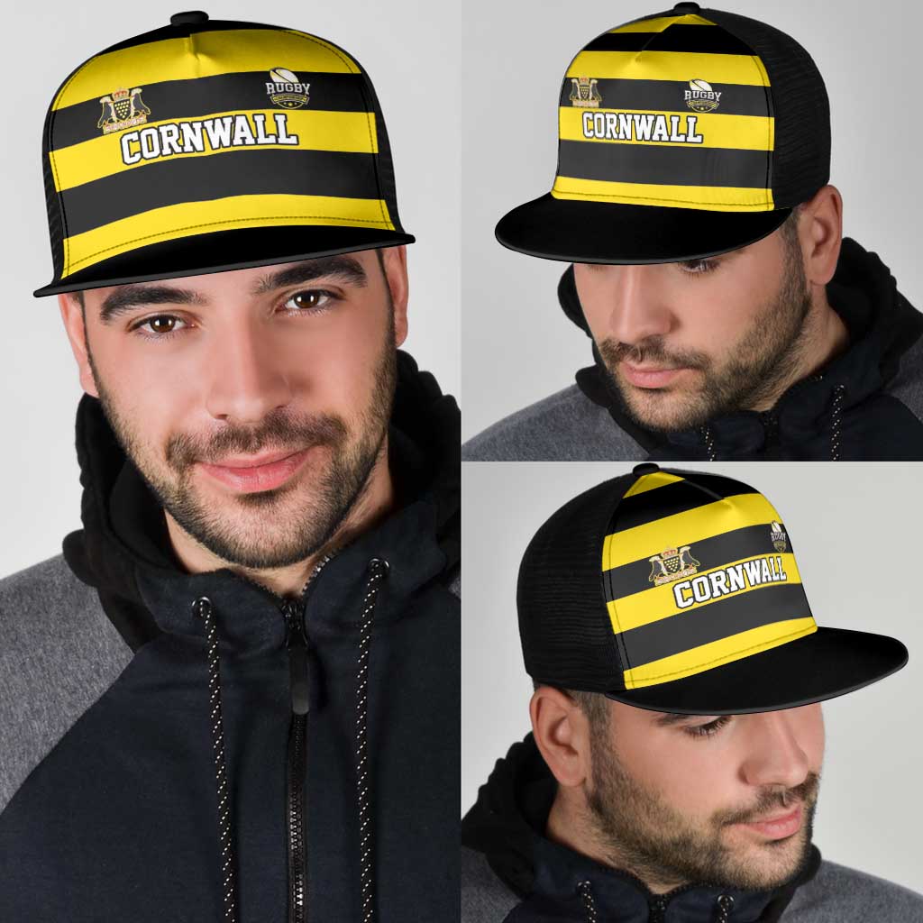 Cornwall Rugby Mesh Trucker Cap One and All - Wonder Print Shop