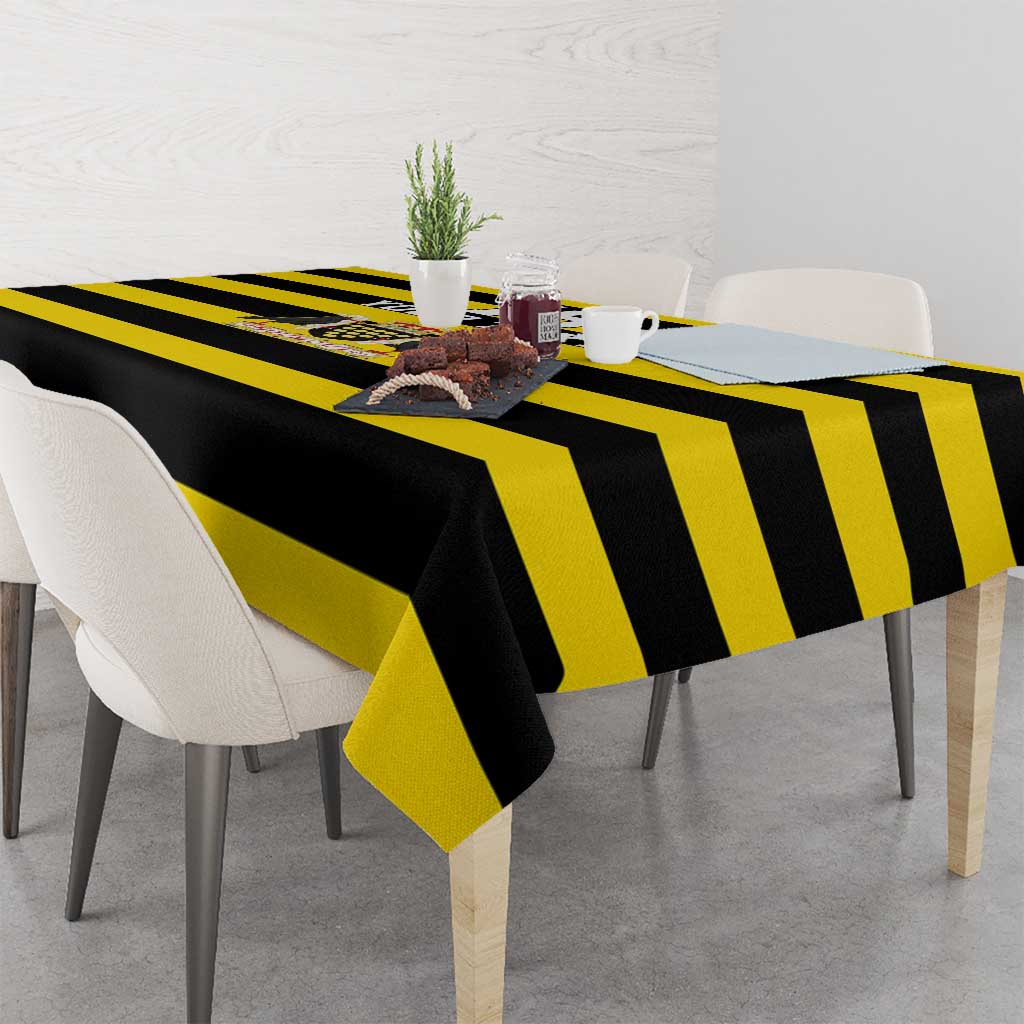 Custom Cornwall Rugby Tablecloth One and All - Wonder Print Shop