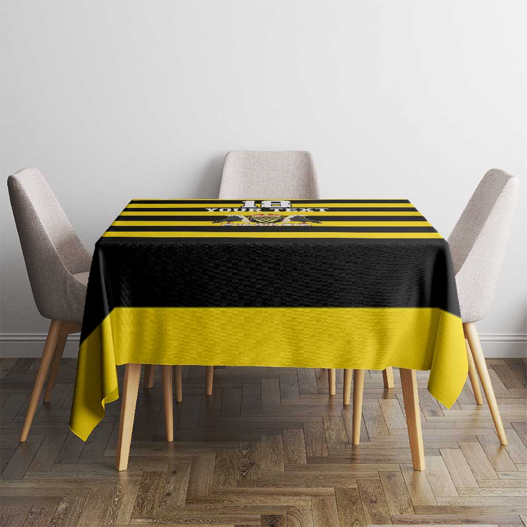 Custom Cornwall Rugby Tablecloth One and All - Wonder Print Shop