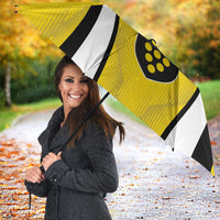 Custom Cornwall Rugby Umbrella Cornish Chough Go Champion - Wonder Print Shop