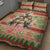 Slothy Christmas Quilt Bed Set Life Is Good Take It Slow - Wonder Print Shop